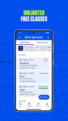 The Gym Group для Android — скриншот 2