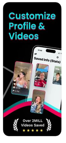 Tiksave — Save Video Info для iOS — скриншот 1