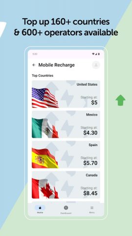 TopUp — Fast Mobile Recharge для Android — скриншот 3