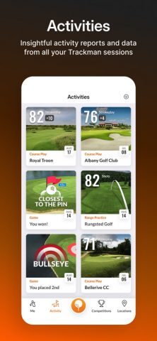 Trackman Golf для iOS — скриншот 2