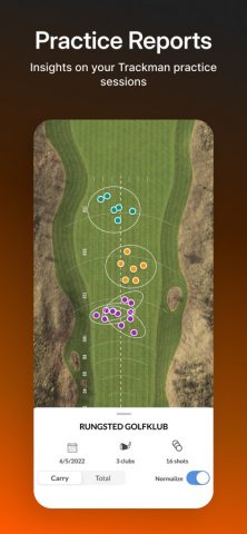 Trackman Golf для iOS — скриншот 4