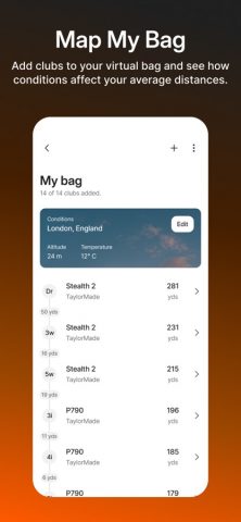 Trackman Golf для iOS — скриншот 5