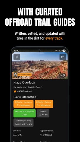 Trails Offroad: Offline Maps для Android — скриншот 2