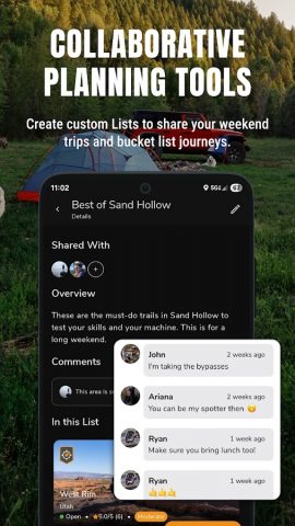 Trails Offroad: Offline Maps для Android — скриншот 4