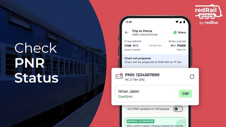 Train Ticket Booking, Status для Android — скриншот 3