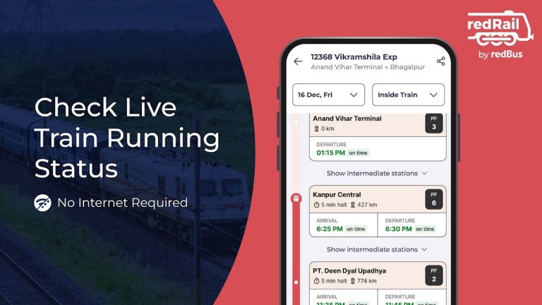 Train Ticket Booking, Status для Android — скриншот 4