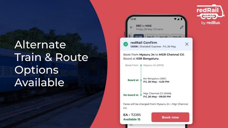 Train Ticket Booking, Status для Android — скриншот 5