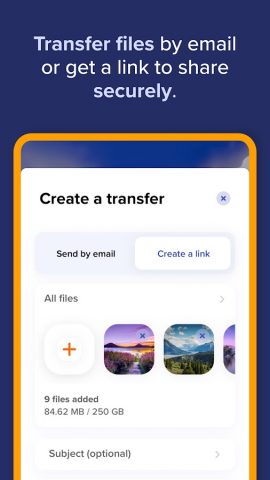 TransferNow для Android — скриншот 2