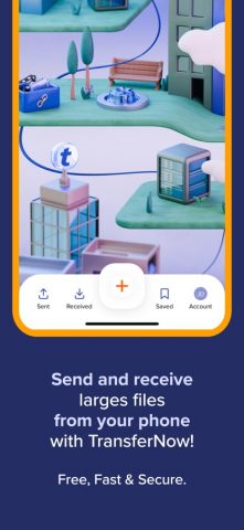 TransferNow – Send Large Files для iOS — скриншот 1