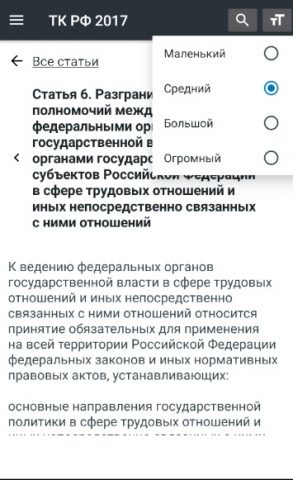 Трудовой Кодекс РФ 2026 для Android — скриншот 4