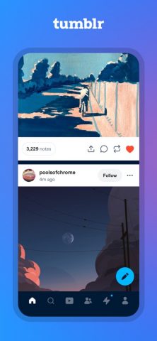 Tumblr — культура, арт, хаос для iOS — скриншот 2