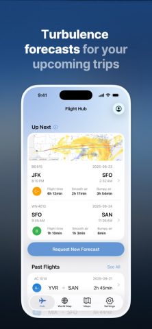 Turbulence Forecast для iOS — скриншот 1