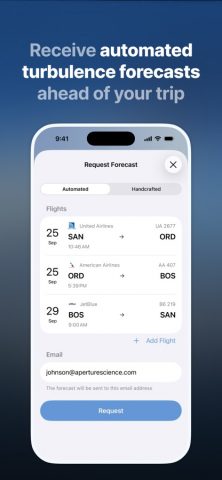 Turbulence Forecast для iOS — скриншот 3