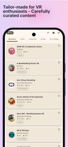 VR Games Store для Android — скриншот 4