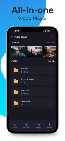 Video Player — All Format для iOS — скриншот 4