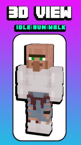 Villager Skin For Minecraft PE для Android — скриншот 2