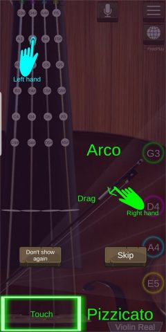 Violin Real для Android — скриншот 2
