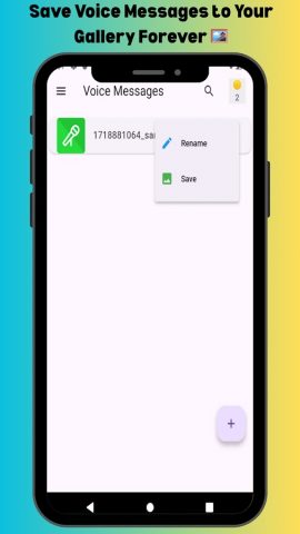 Voice Message Saver для Android — скриншот 3