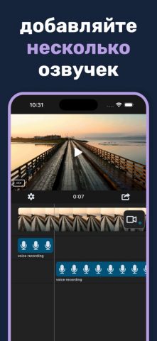 Voice Over Video для iOS — скриншот 3