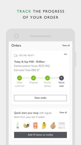 Waitrose & Partners для Android — скриншот 1