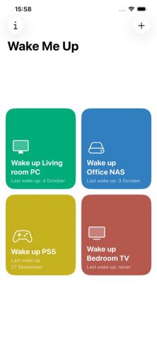 Wake Me Up — Wake-on-LAN для iOS — скриншот 2