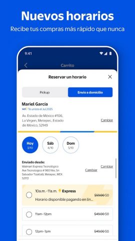 Walmart — Walmart Express — MX для Android — скриншот 3