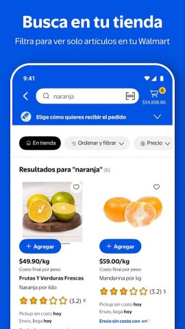 Walmart — Walmart Express — MX для Android — скриншот 4
