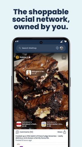 WeShop — Shop. Share. Earn. для Android — скриншот 1