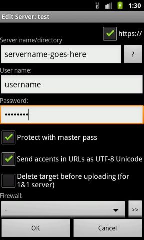 WebDAV plugin-Total Commander для Android — скриншот 1