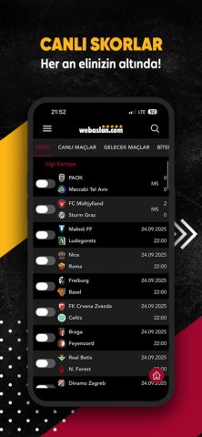 Webaslan — GS 1905 Haber для iOS — скриншот 4