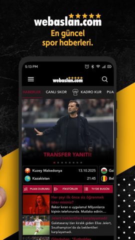 Webaslan — Galatasaray haber для Android — скриншот 3