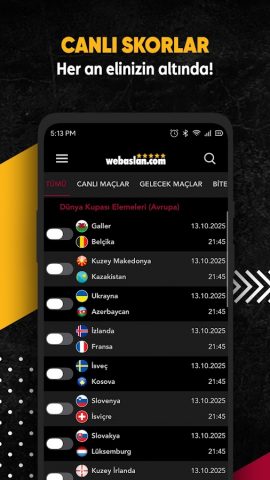 Webaslan — Galatasaray haber для Android — скриншот 4