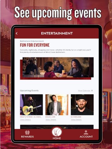 Wind Creek Casino для Android — скриншот 5