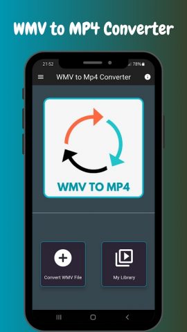 Wmv to Mp4 Converter для Android — скриншот 1