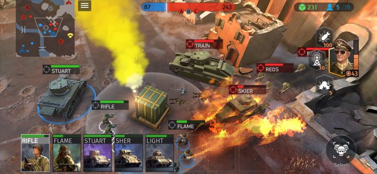 World War Armies: WW2 PvP RTS для iOS — скриншот 2