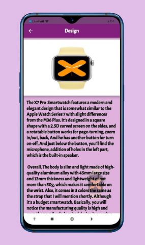 X7 Pro Plus SmartWatch guide для Android — скриншот 5