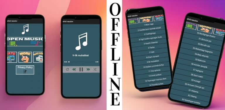 Xurshid Rasulov mp3 2026 для Android — скриншот 3