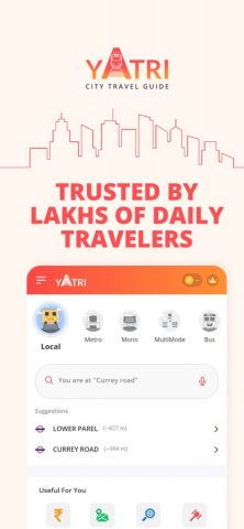 YATRI: Local & Metro Ticketing для iOS — скриншот 1