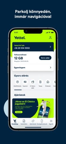 Yettel HU для iOS — скриншот 5