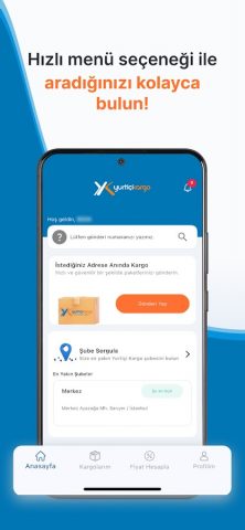 Yurtiçi Kargo для Android — скриншот 1