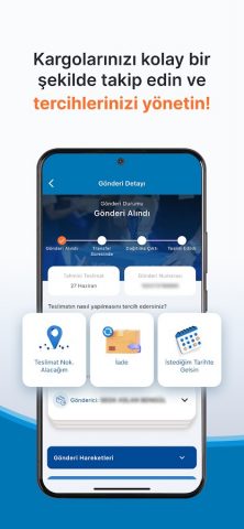 Yurtiçi Kargo для Android — скриншот 3