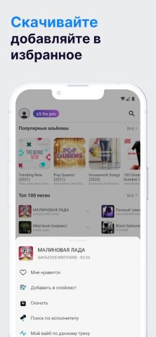 ZK.FM PRO Music Online для Android — скриншот 4