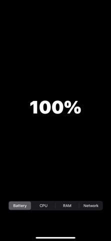 Заряд в процентах для iOS — скриншот 1