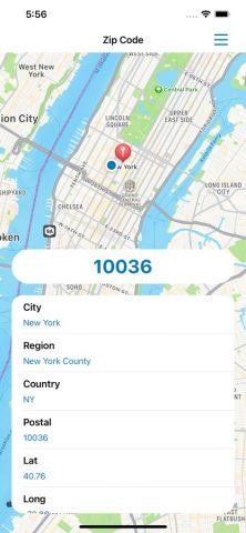 Zip Code для iOS — скриншот 1