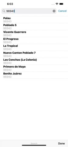 Zip Code для iOS — скриншот 3