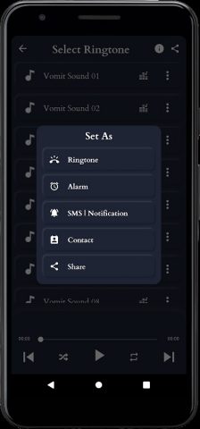 Звуки рвоты для Android — скриншот 2