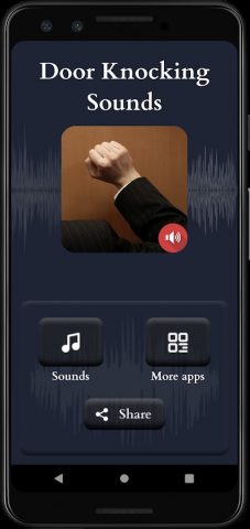 Звуки стука в дверь для Android — скриншот 2