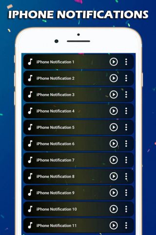 Звуки уведомлений для iPhone для Android — скриншот 3