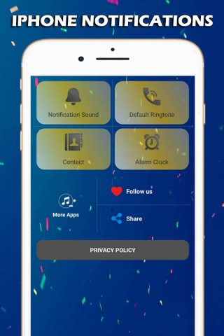 Звуки уведомлений для iPhone для Android — скриншот 5