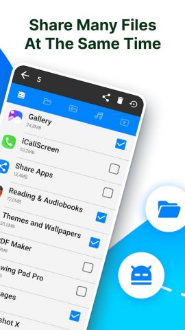 делиться приложение для Android — скриншот 2